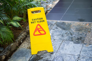 Slip And Fall Lawyer West Lafayette, IN caution wet floor sign