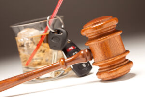 OWI Lawyer Lafayette, IN - Gavel, Alcoholic Drink and Car Keys